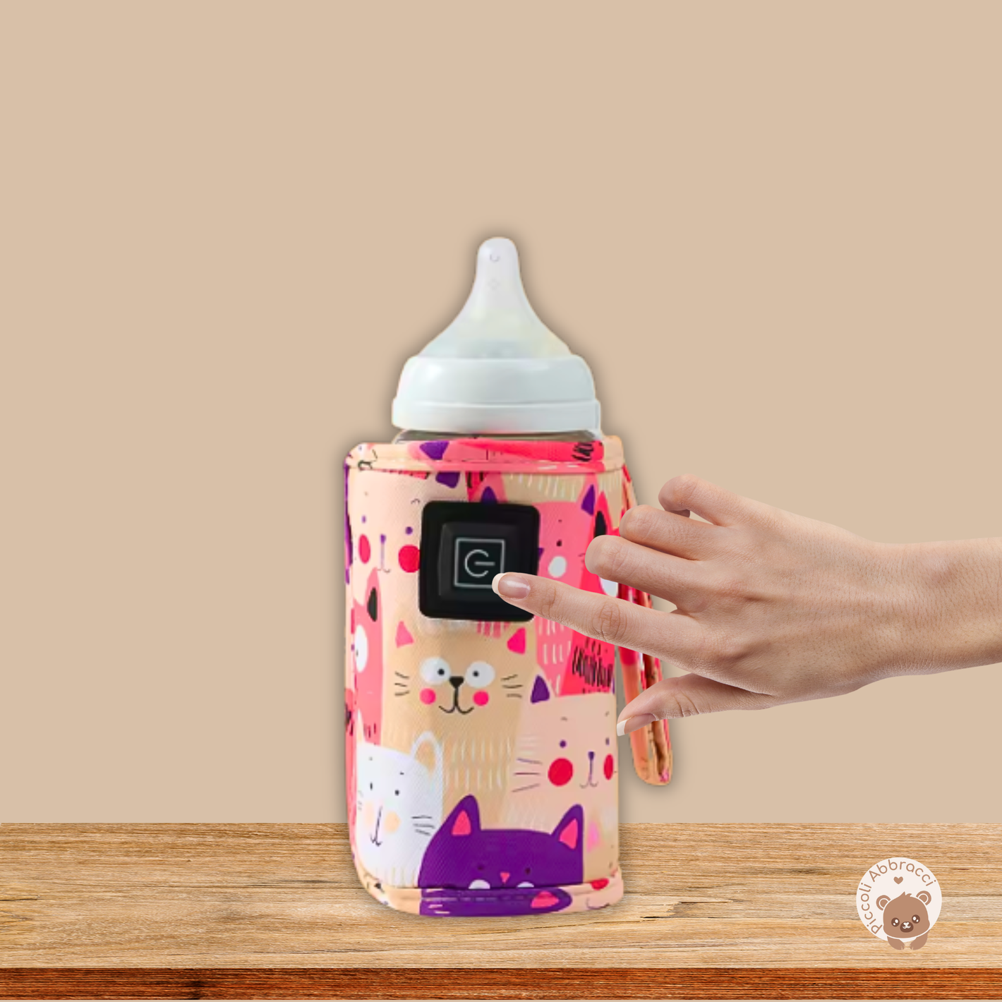 scalda il biberon ovunque in pochi minuti. Scaldalatte portatile.