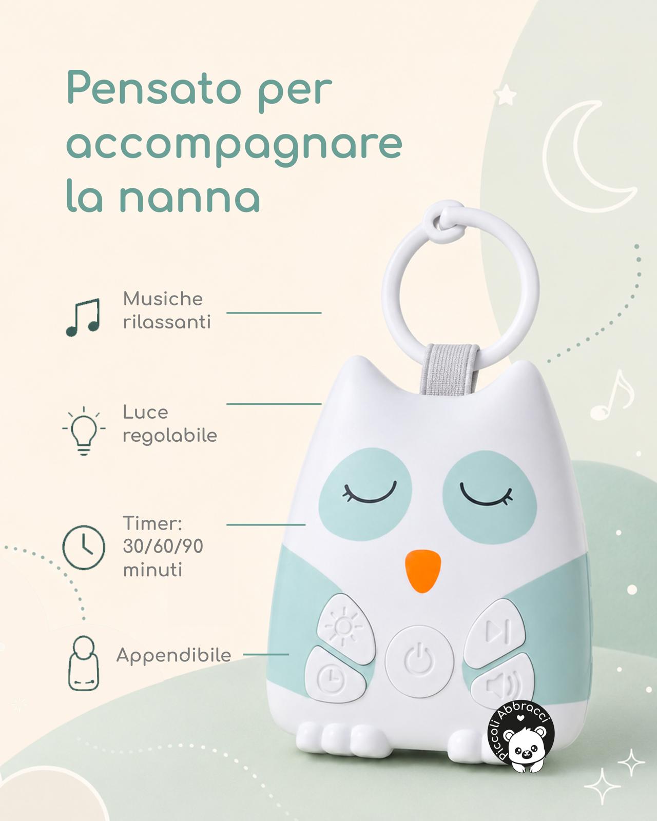 DreamyOwl™ – suoni e luce per la routine della nanna