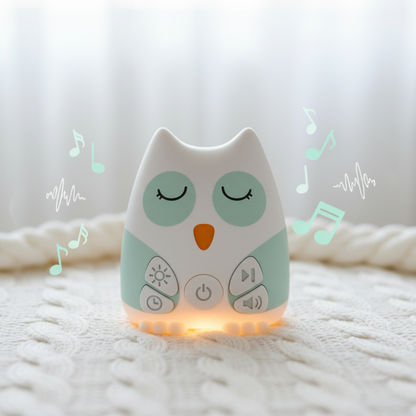 DreamyOwl con 30 musiche rilassanti e luce per la routine della nanna