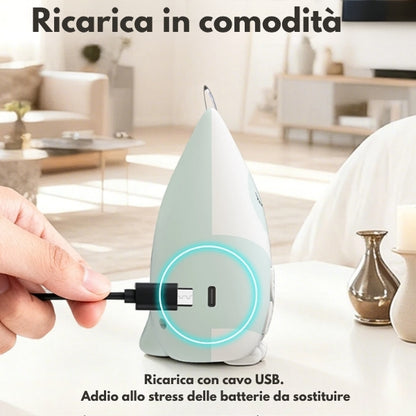DreamyOwl dispositivo sonoro portatile con luce per la routine della nanna