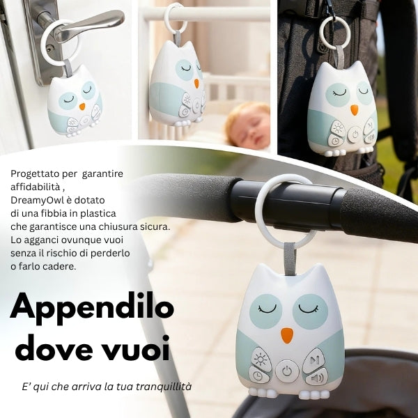 DreamyOwl con 30 musiche rilassanti e luce 