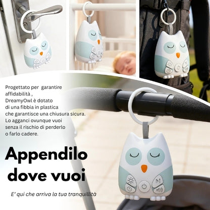 DreamyOwl con 30 musiche rilassanti e luce 
