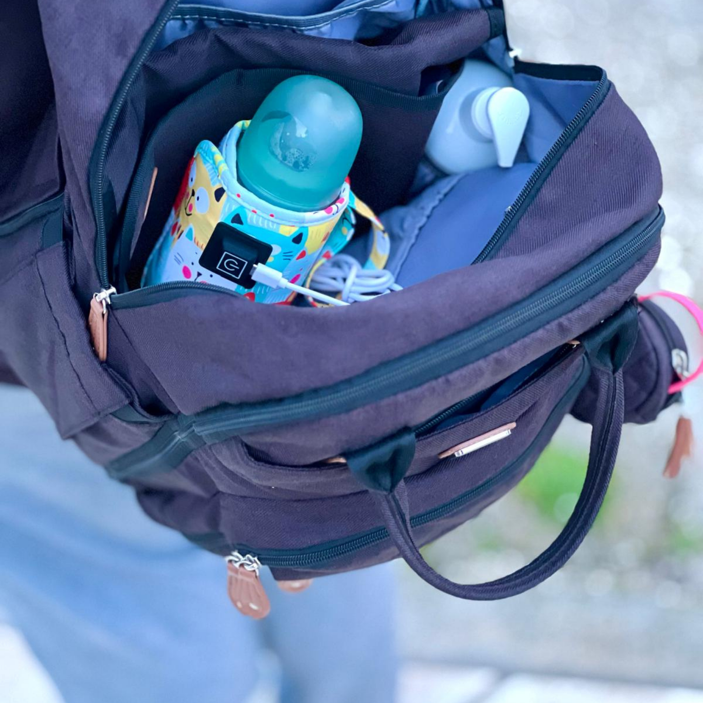 Scaldabiberon USB portatile zaino